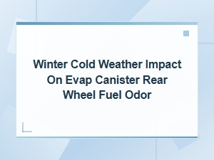 Understanding Fuel Odors Behind the Rear Wheel in Cold Weather
